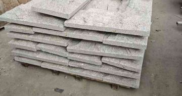 聊城芝麻白蘑菇石，自然面