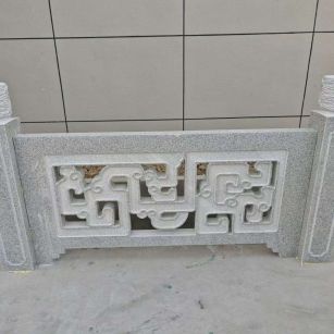 聊城芝麻白河道栏杆 桥栏杆