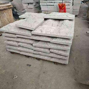 聊城芝麻白蘑菇石，自然面