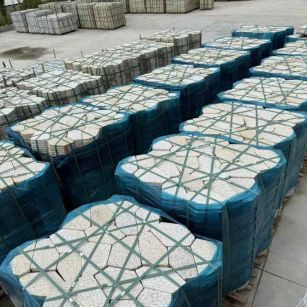 聊城黄金麻冰裂纹 碎拼