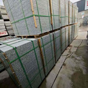 聊城芝麻白地铺版 石材地铺石