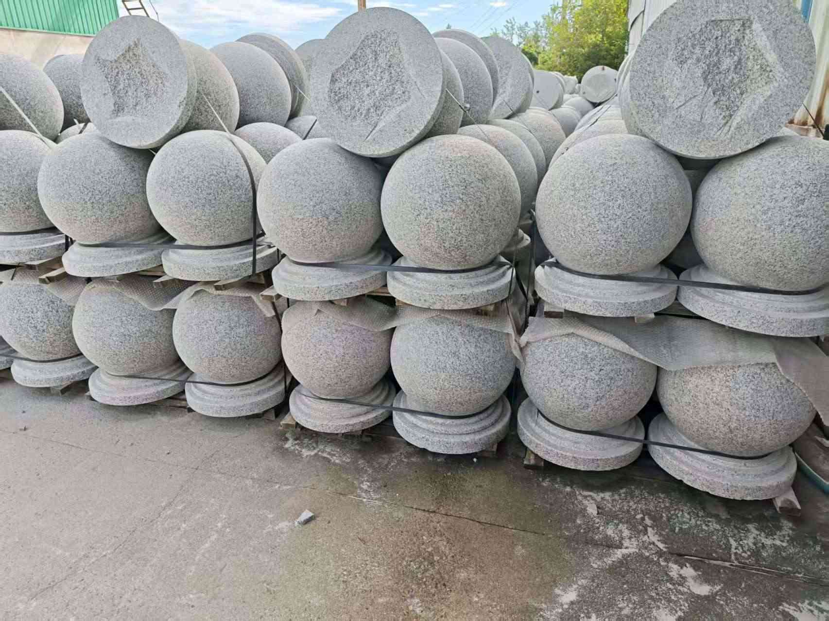 聊城圆球石球挡车球
