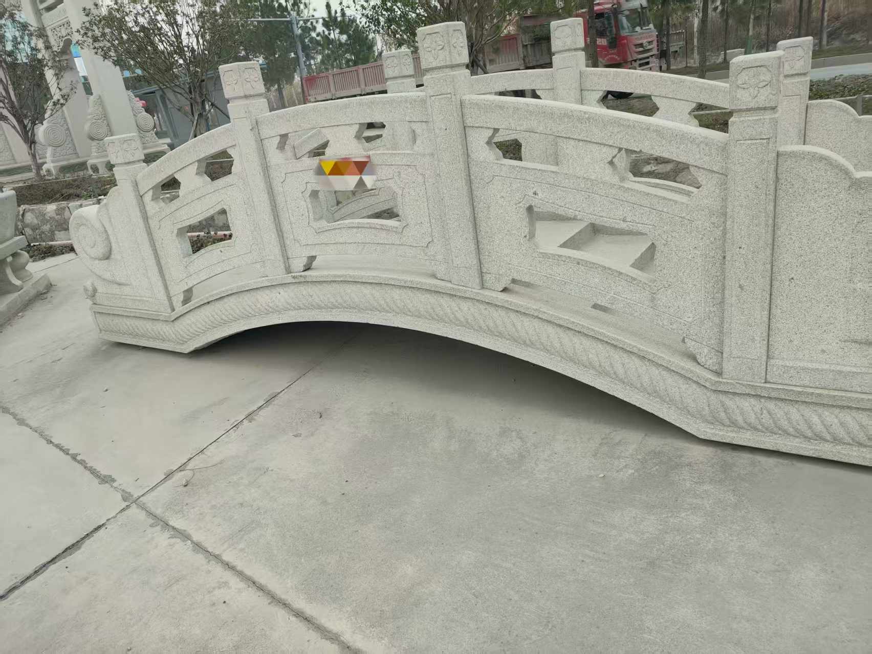 聊城芝麻白拱桥，石桥